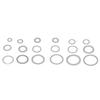 540Pcs Sealing Washer Kit Corrosion Resistant O Ring Aluminum Alloy Washer Set for Automobiles