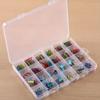 24 Compartments Clear Jewelry Box, Plastic Organizer Storage Container With Adjustable Dividers For Jewelry Crafts Beads