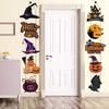 Festive Halloween Door Decoration With Bat Pumpkin Door Hanging For Scene