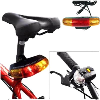 Universal 7LED Bike Bicycle Cycling Stop Brake Light Turn Signal Night Lamp