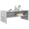 Coffee Table Concrete Gray 100 X 50 X 40 Cm Engineered Wood