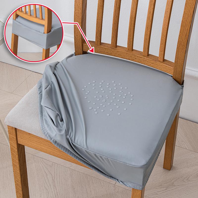 Wasserdichte PU Stretch Sitzbezüge für Esszimmerstühle Waschbare Esszimmerstuhlbezüge, Stuhlhussen Schutz für Büro Bankett 1 Stück