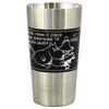 Moomin Stainless Steel Double Tumbler (Black)