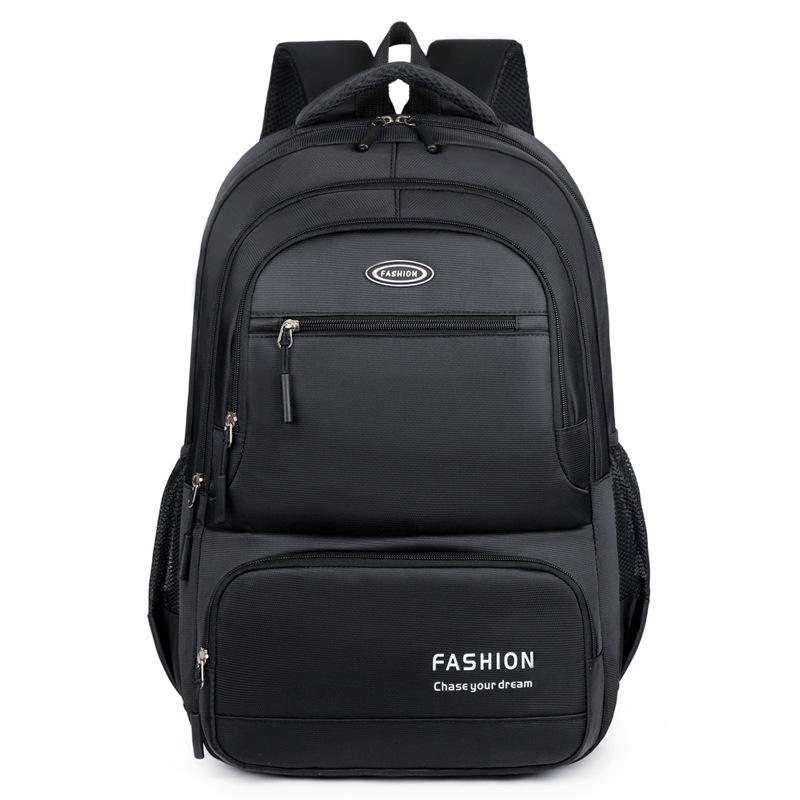 Men Oxford Backpacks Students School Bags Business Laptop Bag Commuter Daypack Large-Capacity Waterproof Durable Travel Rucksack