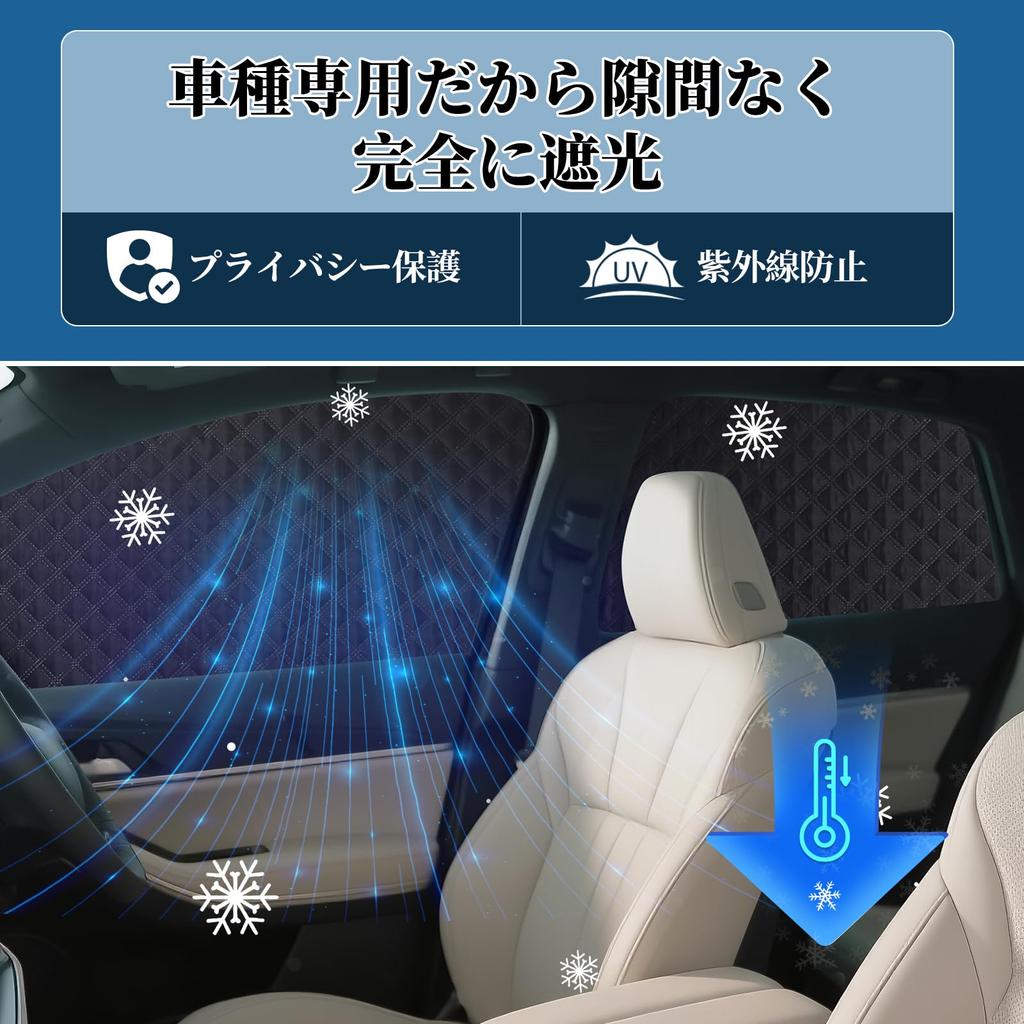 ZATOOTO Toyota Prius 50 Serie Sonnenschutz Netz Licht Insekt Sonne und Satz mit 4 Fahrzeugspezifischen Vorhängen, Magnetisch, Doppellagig, Blockierend, Abweisend,