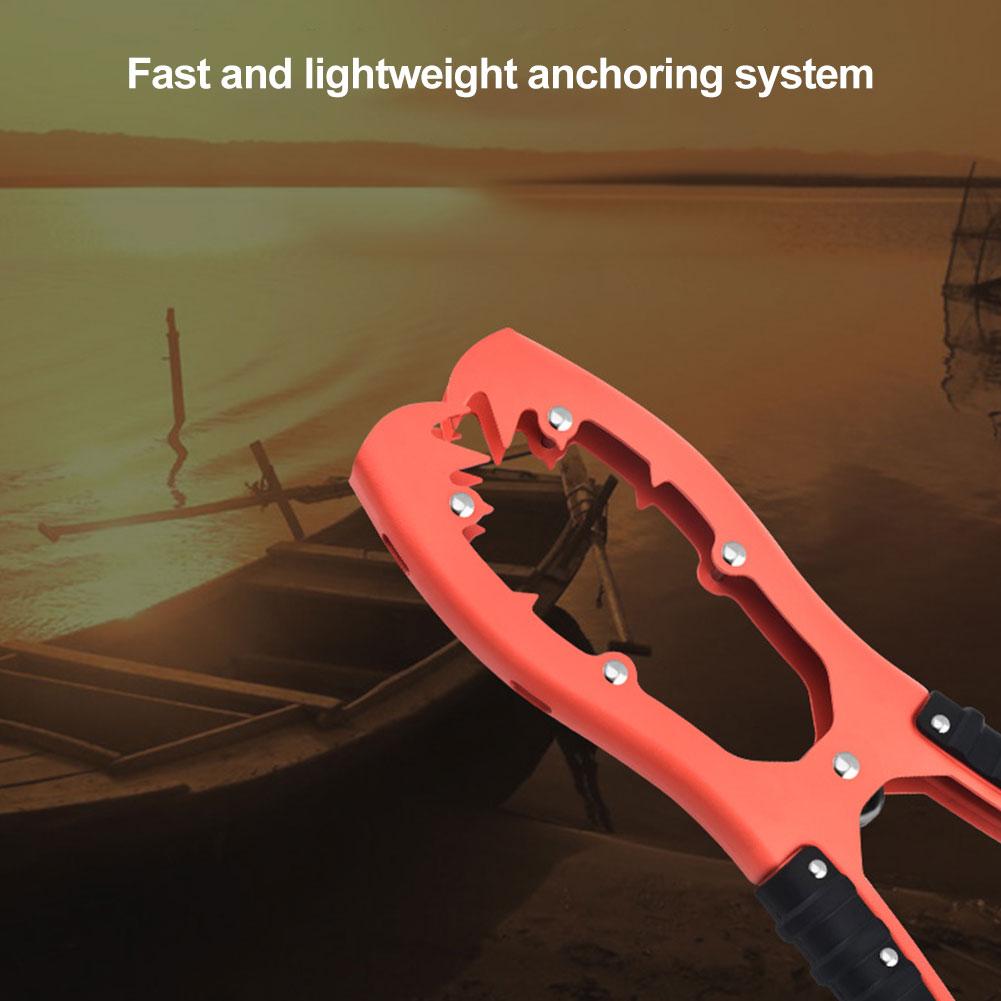 Canoe Anchor Grip with 16ft Paracord Kayaks Brush Gripper for Easy Anytime Docking Secure Your Kayaks Canoe Or Boat