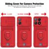 Slide Camera TPU Case For POCO X6 Pro 5G X5 X4 X3 Pro NFC M5S M5 M6 Pro C65 Shockproof Wallet Phone Back Cover Card Slot Case