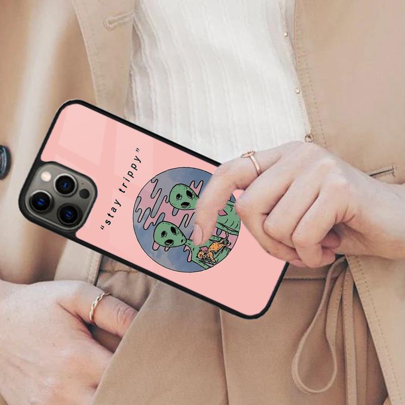 Pastel Mint Green Alien Magnetic Phone Case For APPLE iPhone 17 Air 16 14 13 12 Pro Max 15 Plus Wireless Charge MagSafe Cover