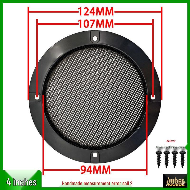 Metal Mesh Speaker Grille Dust Cover for Car Speakers (2" to 10")