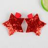 2pcs 4th of July Hair Clips Glitter American Independence Day Hair Accessories Red White Blue Glitters Star Hairpins Barrettes