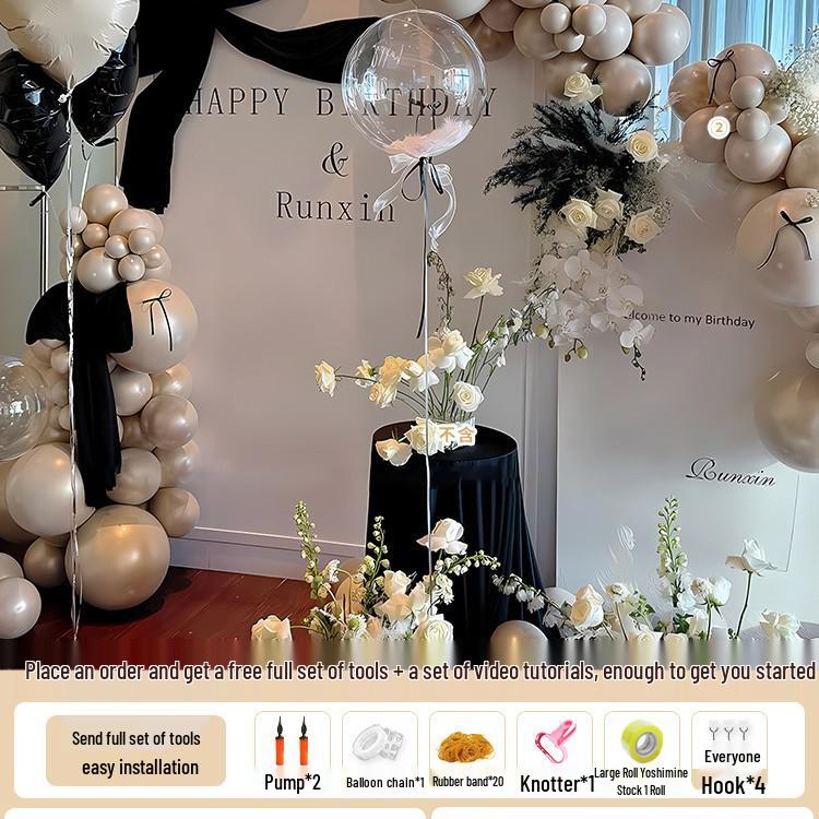 Zestaw dekoracji na 18. urodziny: Eleganckie Tło Ścienne i Atmosfera na Uroczystość Wejścia w Pełnoletność