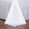 Pure White Cotton Duvet Cover Set for Hotel or B&B - Includes Fitted Sheet, Bath Mat, and Options for Three or Four Pieces