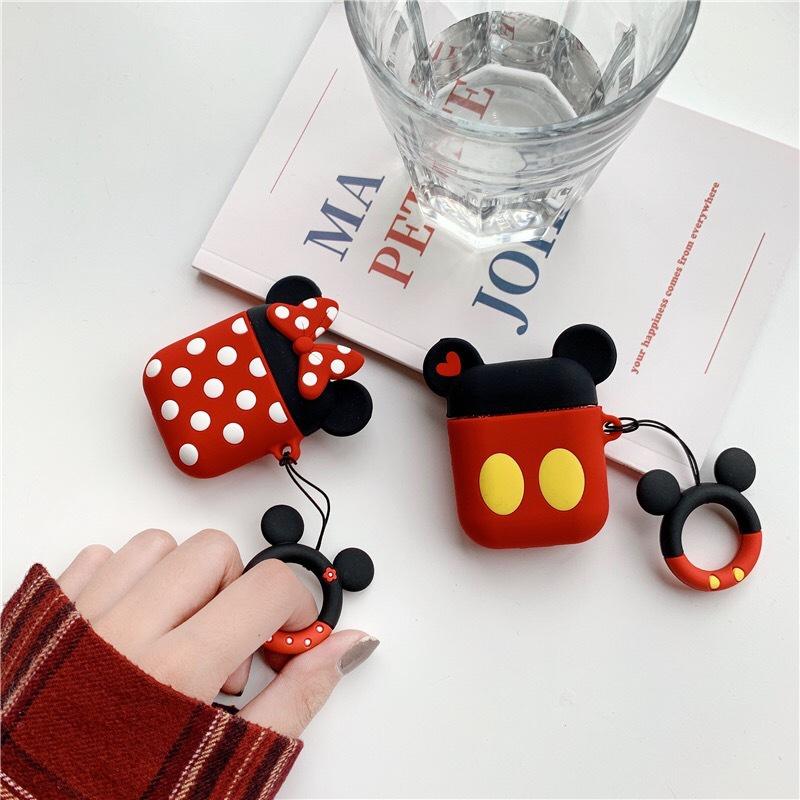 Adorable Mickey And Minnie Airpods Pro Wireless Bluetooth Headphone Cover For Scratch Resistance