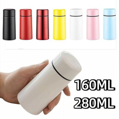 Mini Thermos Cup Stainless Steel Portable Pocket Thermos Compact Design 160ml Capacity Water Cup For Going Out Traveling