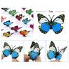 12/24 st 3D-fjärilar DIY-väggklistermärke Fjärilsvägg Vardagsrum Heminredning Fridage-klistermärken Bröllopsdekoration