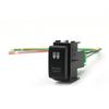 1PC Orange Led Button Switch with Wiring Connector for Nissan Navara NP300 X-Trail Pathfinder 12V Switches4