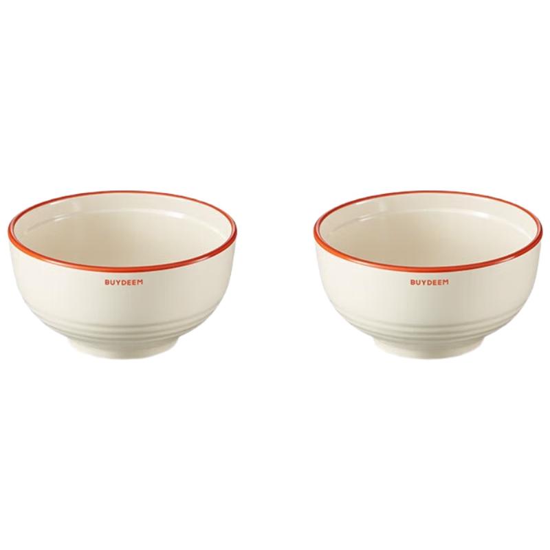 Buydeem 12cm Ceramic Reunion Bowls (2-Pack)