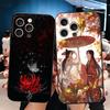 Heaven Official's Blessing Anime Soft Phone Case for iPhone 16 16E 17 Air 15 Pro Max 14 Plus 13 Mini 11 12 7 Black Cover Back Sh
