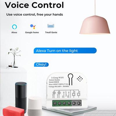 Graffiti Smart WiFi Voice-Controlled 2-Way On/Off Switch XS01B
