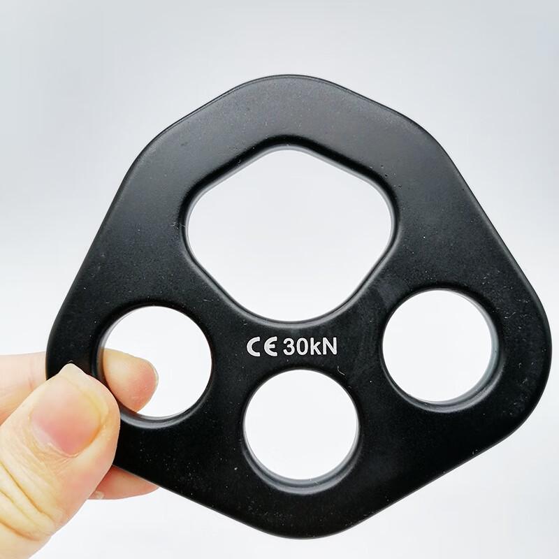 OLOMM Rock Climbing Four-Hole Anchor Plate One Size