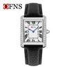 Couple Watch Fashion Square Roman Scale Men'S And Women'S Quartz Watch Waterproof Watch