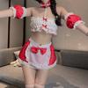 Sex Lingerie Christmas Sexy Cos Maid Uniform Suit Red New Bunny Maid Pure Desire Suit