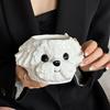 INS Style Ceramic Dog Shaped Mug Cloud 3 D Tea Mug with Lid Lifelike Milk Cup Office