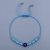 Crystal Rice Bead Bead Woven Demon'S Eye Bracelet Set Glazed Eye Bead Bracelet 12