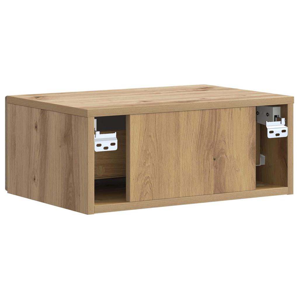 Nightstand Artisan Oak 49 X 34.5 X 20 Cm Engineered Wood