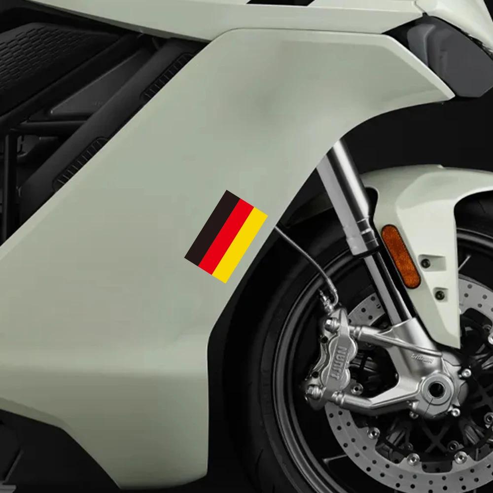 Různé velikosti Německé Německo Vlajky Samolepky Grafika Dekor Karoserie Auta Motocyklu Notebook Kreativní Sada Nálepek Auto Styling Dekorace
