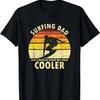 Retro Surfing Dad Surfer Surfing Father Men T-Shirt