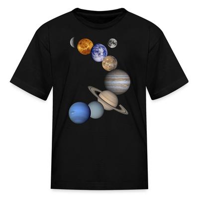 Solar System Planets Astronomy Kid's T-Shirt