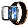 Pasek Nylonowy+Etui PC do Huawei Watch Fit 3/4/4 Pro Chroniące przed Upadkiem+Wygodna Oddychająca Opaska na Nadgarstek Correa