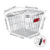 Bike Rear Basket Metal Bicycle Cycling Rack Cargo Container for Mountain Bike Schoolbag Storage Basket Frame Cycle Rear Shelf
