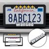 Ein Paar JDM Racing Style Kennzeichenhalter mit 5-Sterne-Design für amerikanische kanadische Autos SUVs LKWs Kennzeichenhalter Abdeckungen Rahmen 6