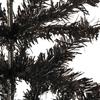 vidaXL Schlanker Weihnachtsbaum Schwarz 150 cm