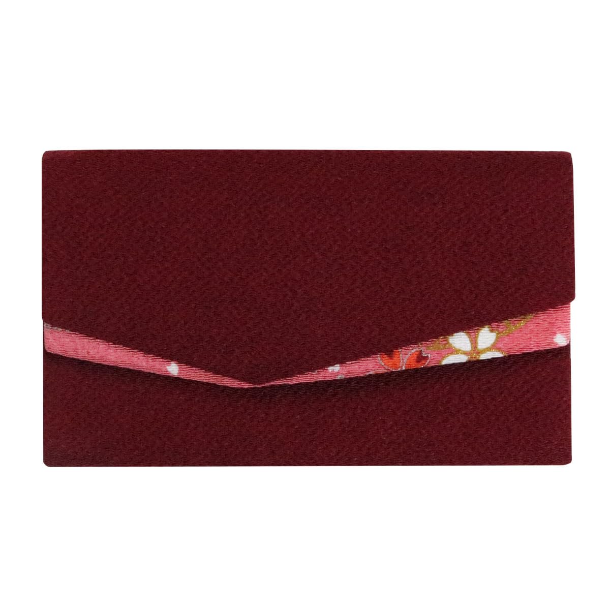 

Мешочек для молитвенных бусин с магнитным крючком, Ландыш, Темно-красный