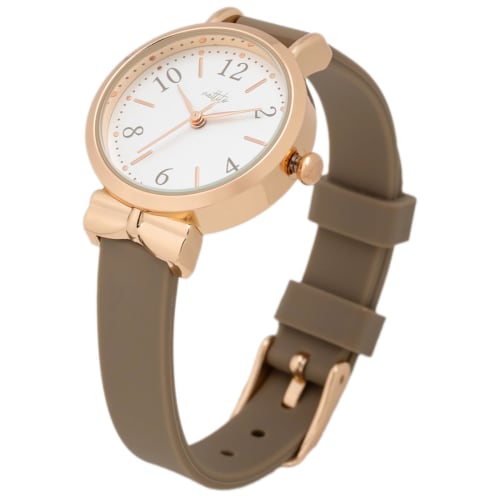 Fieldwork Women's Analog Watch with Silicone Band, Brown, M098-4
