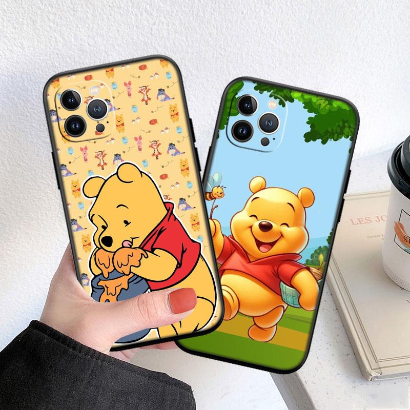 CJ104 Winnie the Pooh Soft Shell Phone Case for Redmi Note 8 9 Pro Max 9S 9T 9C NFC 8T 8A 10A A4