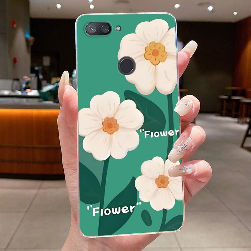 Phone Case For Xiaomi Mi 8 Lite Butterfly Bow Protective Casing Transparent Funda Shockproof Capa Shell Soft Silicone TPU Cover
