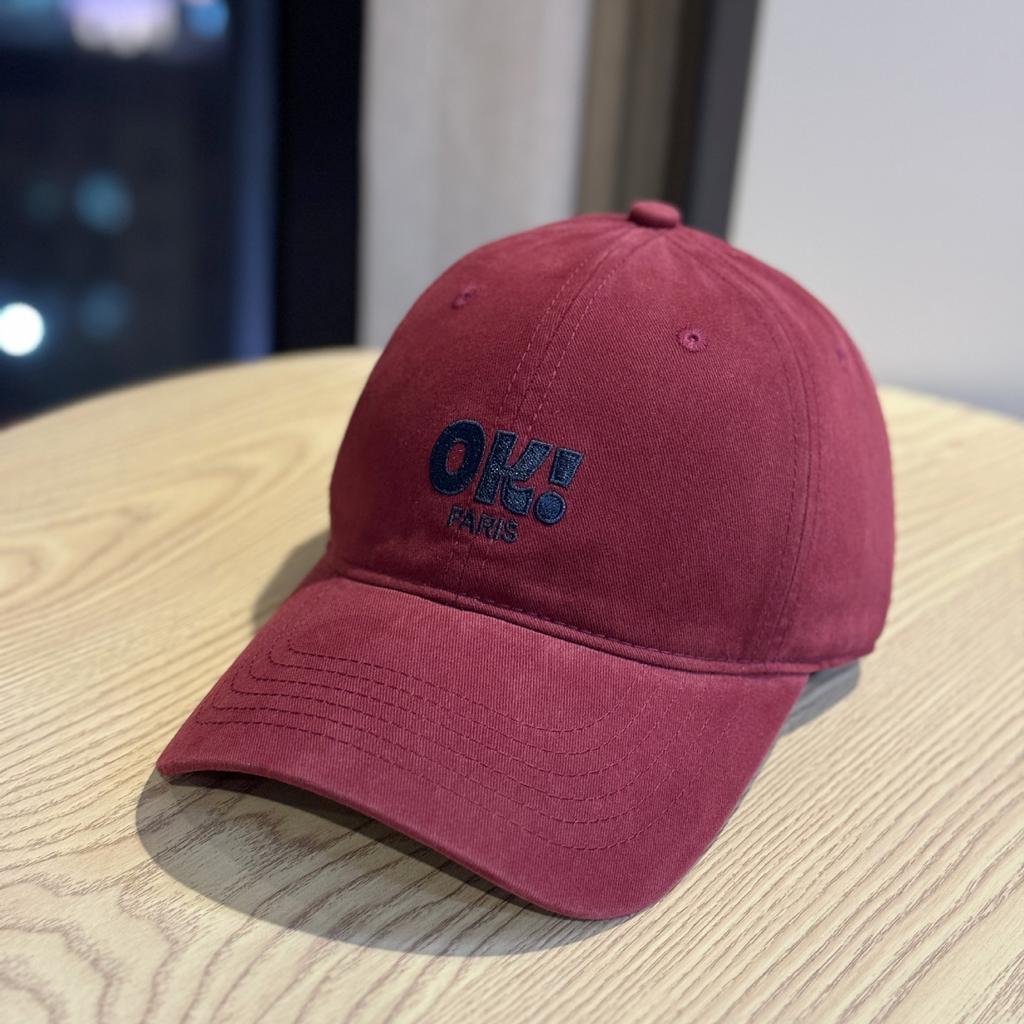 Korean-style versatile all-season soft-top baseball cap for women with large heads and round faces, new letter-embroidered baseball cap for men