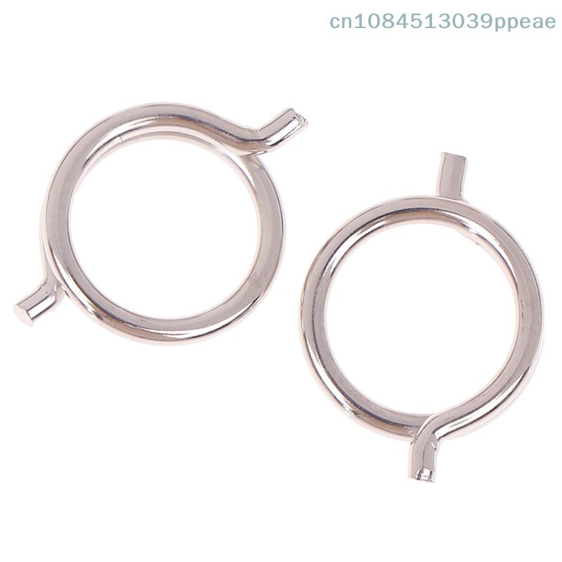 2 Pcs Chicken Bone Scissors Accessories Spring Wire Diameter 1.8mm Outer Diameter 15mm Nickel Plated Steel Torsion Spring
