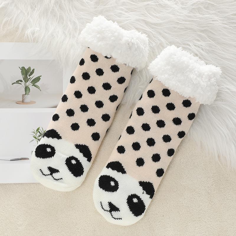 Damen Verdickte Slipper-Socken: Weihnachten, Mutterschaft, Schlaf, Decke & Kältesichere Strümpfe.