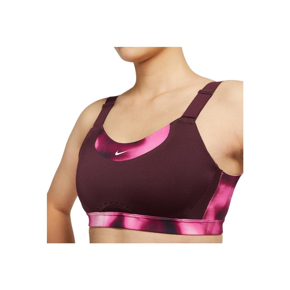 

Nike High Support Adjustable Sports Bra Women underwear Burgundy DR2839-652 M