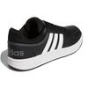 adidas Hoops 3.0 Low Schwarz Weiß gestreifte Sneaker GY5432