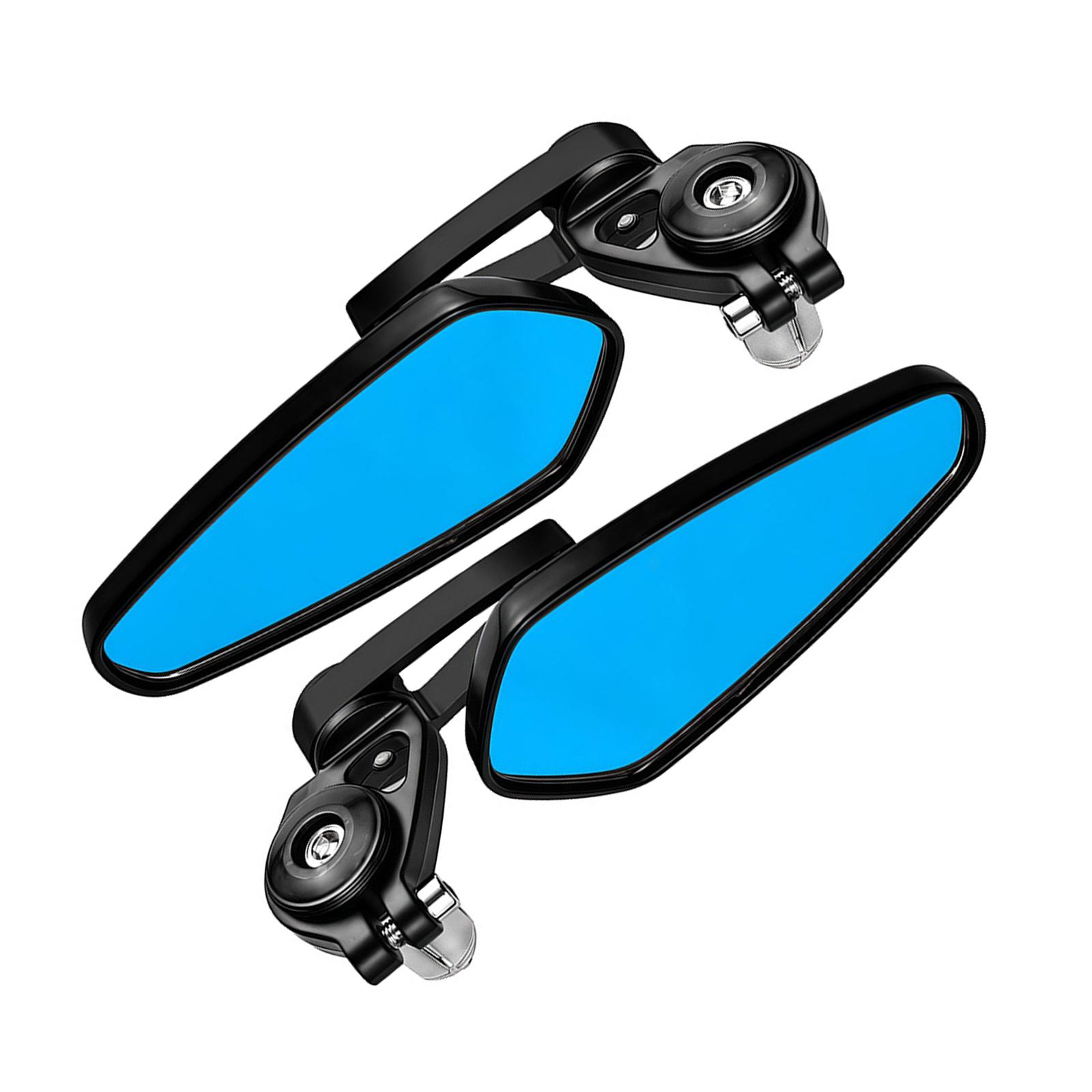 

Broad View Motorcycle Side Mirror Shock Absorbing Structure Easy Installation Riders Safety Upgrade золотий