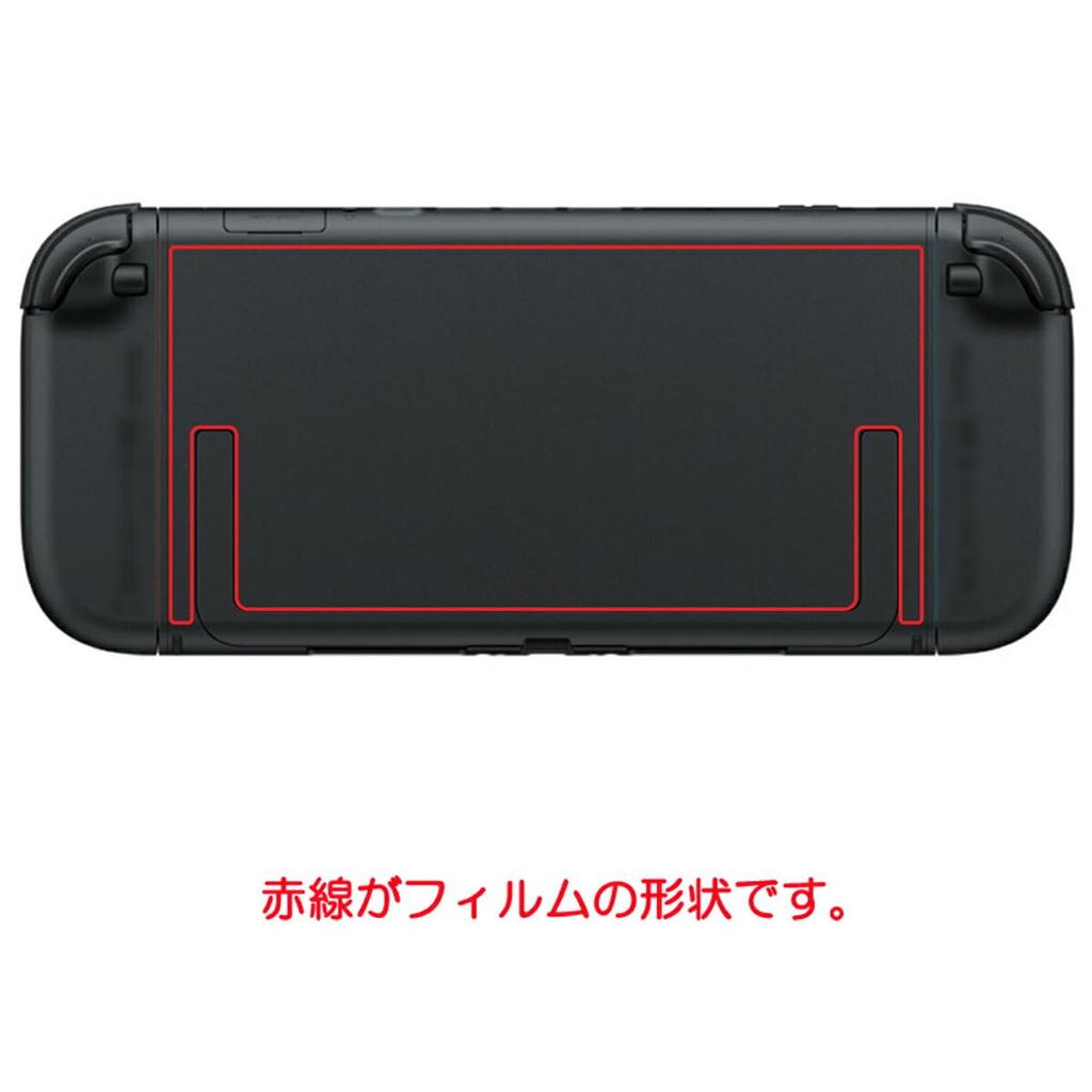 ClearView Carbon Fiber Clear Back Protector for Nintendo Switch Made In Japan 2,