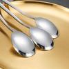 Korean Style 410 Stainless Steel Long Handle Dessert Spoon