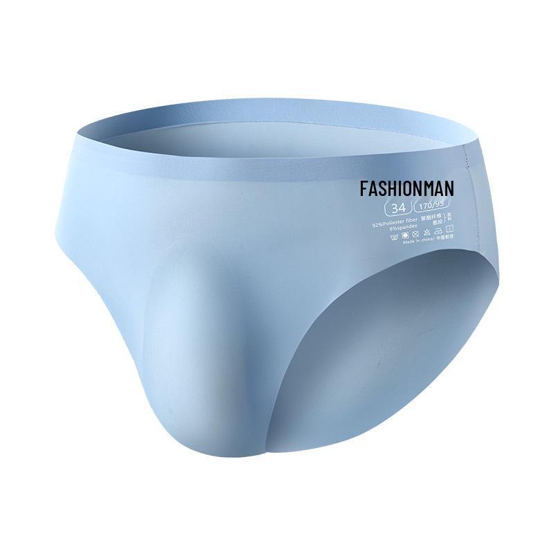 Herren Nahtlose Eis Seide Slips - Atmungsaktive, Antibakterielle Dreieck Unterwäsche