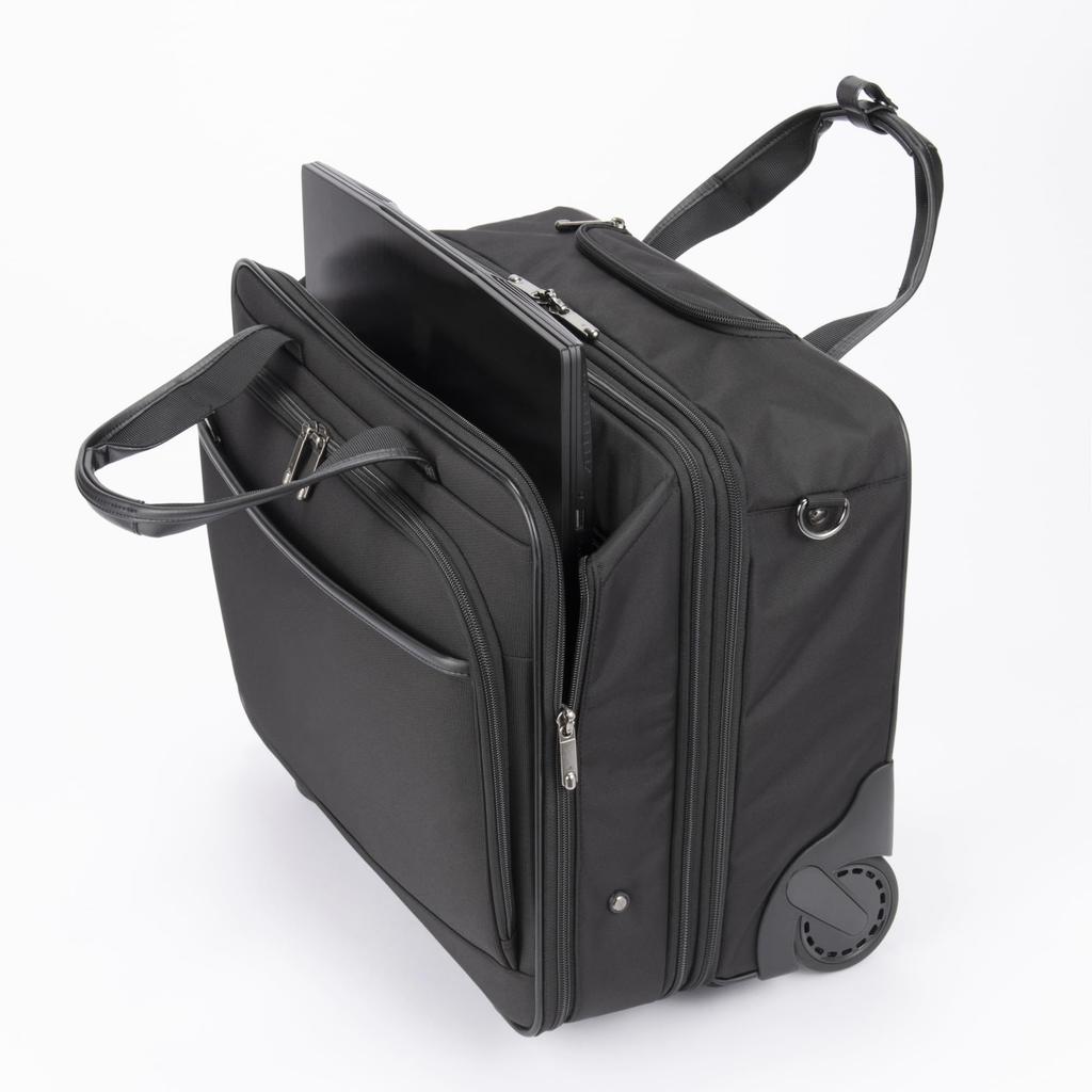 2 Large 1 Night 2 2 Nights 3 Expanded Suitable for Business Carry Case and Allows You To Put Things In and Flex Roof TS Dial with Shoulder Strap Black
